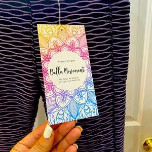 Blanco purple leggings for yoga training and Zumba